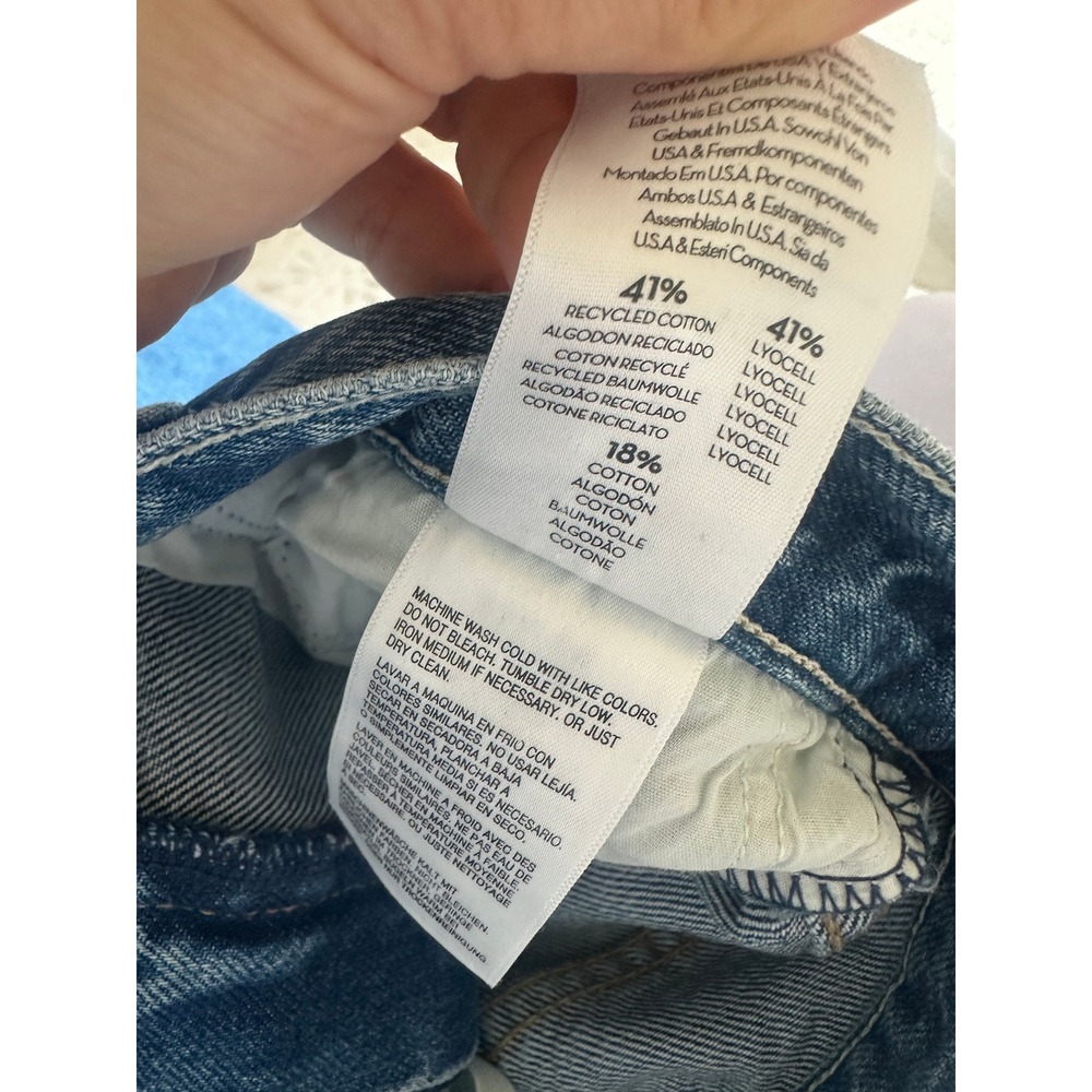 NWT Mother The Lemon Twist Sneak Jeans Wide Leg Denim Rolling In The Dough 30 - Picture 13 of 16